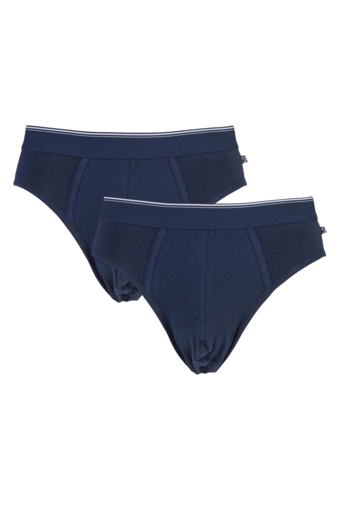 Jockey Y-Front Brief, 2-Pack, Navy & Blue - Underwear