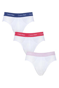 Mens 3 Pack Calvin Klein Cotton Stretch Hip Briefs