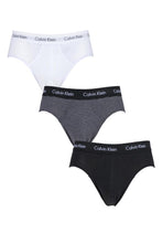 Load image into Gallery viewer, Mens 3 Pack Calvin Klein Cotton Stretch Hip Briefs
