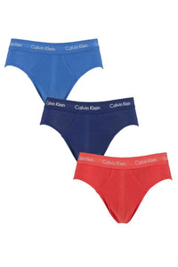 Mens 3 Pack Calvin Klein Cotton Stretch Hip Briefs