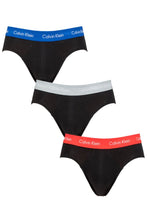 Load image into Gallery viewer, Mens 3 Pack Calvin Klein Cotton Stretch Hip Briefs
