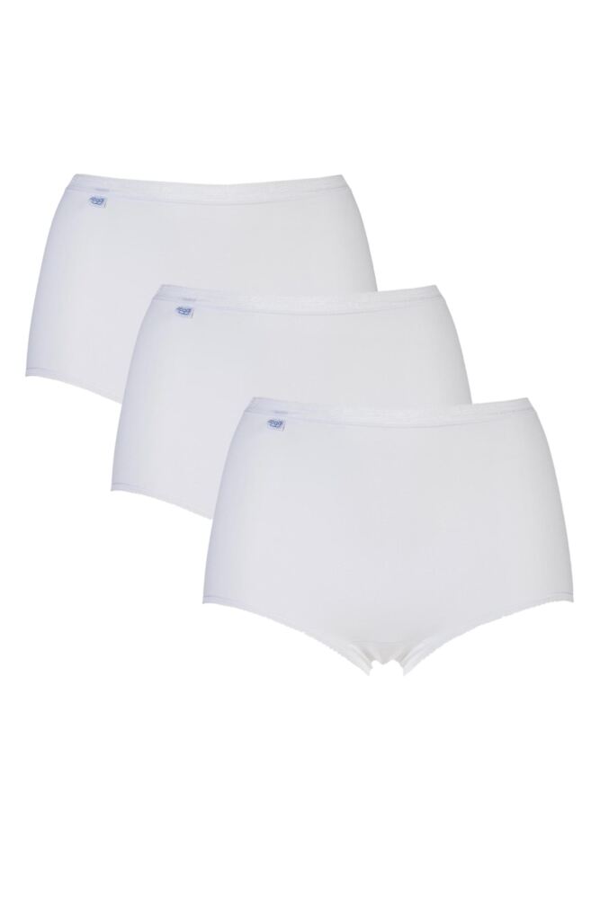 Ladies 3 Pair Sloggi Basic Maxi Briefs