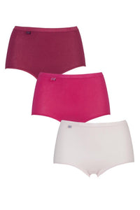 Ladies 3 Pair Sloggi Basic Maxi Briefs