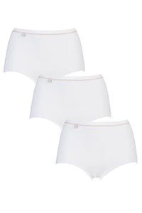 Ladies 3 Pair Sloggi Basic Maxi Briefs