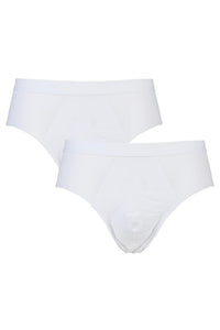 Mens 2 Pack Sloggi 24/7 Basic Natural Cotton Midi Briefs