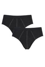 Load image into Gallery viewer, Mens 2 Pack Sloggi 24/7 Basic Natural Cotton Midi Briefs
