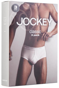 Mens 3 Pair Jockey Classic Y-Front Briefs