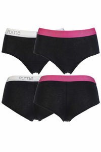 Ladies 2 Pair Puma Basic Mini Shorts