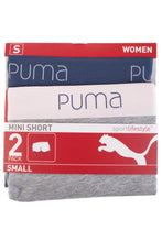 Load image into Gallery viewer, Ladies 2 Pair Puma Basic Mini Shorts
