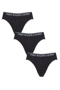 Mens 3 Pack Ralph Lauren Plain Cotton Stretch Briefs