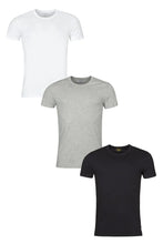 Load image into Gallery viewer, Mens 3 Pack Ralph Lauren Plain Cotton Stretch Crew Neck T-shirts
