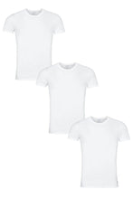 Load image into Gallery viewer, Mens 3 Pack Ralph Lauren Plain Cotton Stretch Crew Neck T-shirts
