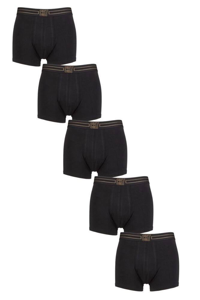 Mens 5 Pack CR7 Cotton Trunks