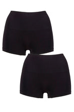 Load image into Gallery viewer, Ladies 2 Pack Ambra Seamless Smoothies Shorties Underwear
