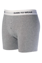 Load image into Gallery viewer, Mens 1 Pack SOCKSHOP Dare to Wear Bamboo Button Front Boxer Trunks
