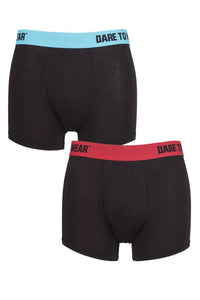 Mens 2 Pack SOCKSHOP Dare To Wear Bamboo Trunks