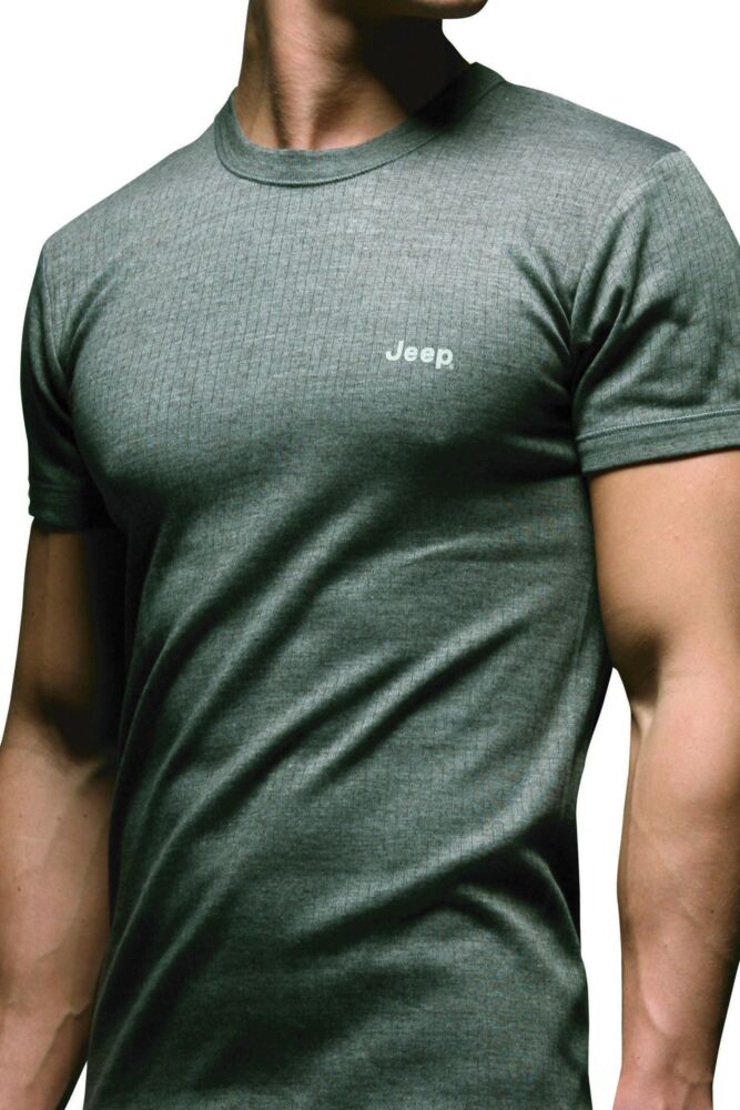 Mens 1 Pack Jeep Short Sleeved Thermal T-Shirt