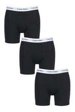 Load image into Gallery viewer, Mens 3 Pack Calvin Klein Cotton Stretch Longer Leg Boxer Brief Shorts
