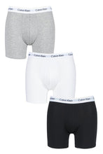 Load image into Gallery viewer, Mens 3 Pack Calvin Klein Cotton Stretch Longer Leg Boxer Brief Shorts
