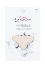 Load image into Gallery viewer, Ladies 1 Pack Silky Invisible High Cut Seamless Dance Brief Knickers
