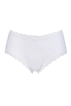 Load image into Gallery viewer, Ladies 1 Pair Kinky Knickers &#39;White &amp; White&#39; Scallop Edge Lace &#39;Classic&#39; Knicker
