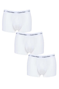 Mens 3 Pair Calvin Klein Low Rise Trunks