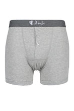 Load image into Gallery viewer, Mens 1 Pack Pringle Button Fly Cotton Boxer Shorts
