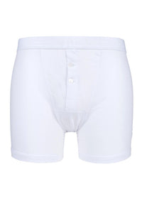 Mens 1 Pack Pringle Button Fly Cotton Boxer Shorts