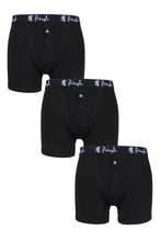 Load image into Gallery viewer, Mens 3 Pack Pringle Button Front Cotton Boxer Shorts
