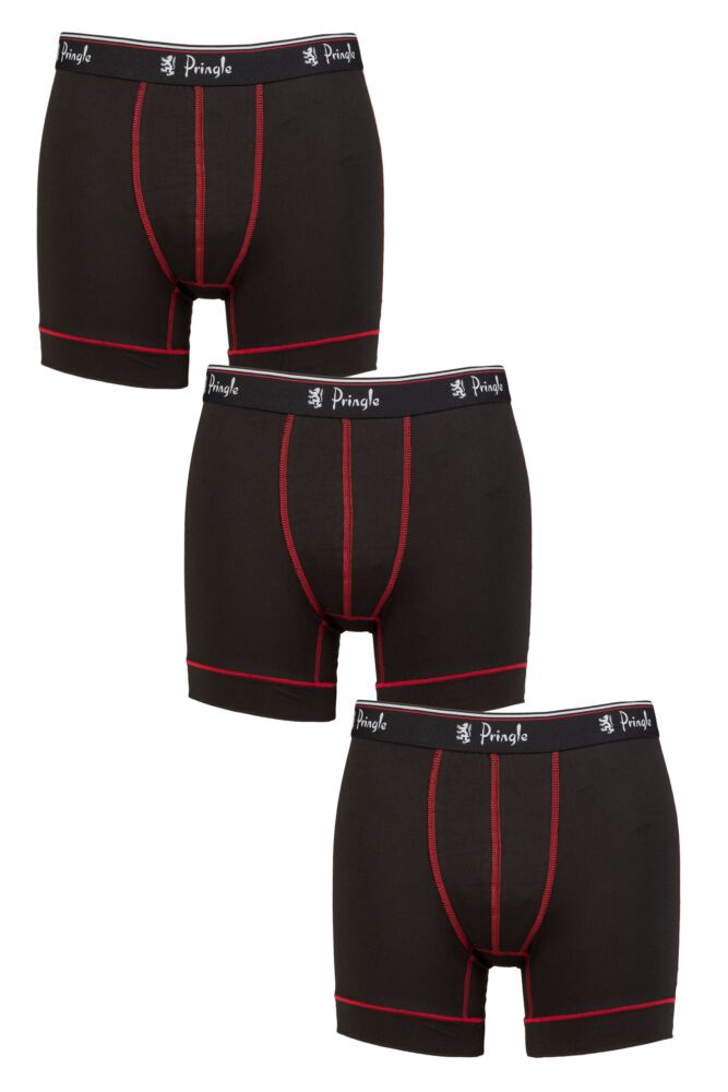 Mens 3 Pack Pringle Sports Performance Trunks