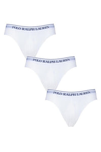 Mens 3 Pack Ralph Lauren Plain Cotton Stretch Briefs