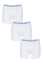 Load image into Gallery viewer, Mens 3 Pack Ralph Lauren Plain Cotton Stretch Longer Leg Boxer Briefs
