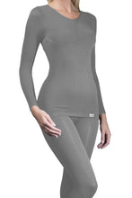 Load image into Gallery viewer, Ladies 1 Pack Heat Holders Long Sleeved 0.39 Tog Thermal Vest
