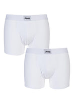 Load image into Gallery viewer, Mens 2 Pack Jeep Cotton Plain Fitted Hipster Trunks
