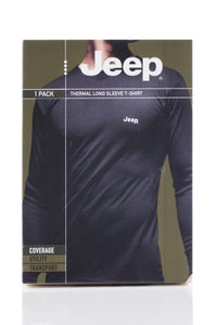 Mens 1 Pack Jeep Long Sleeved Thermal T-Shirt